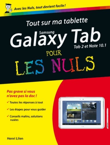 Livrenpoche : Tout sur ma tablette Samsung Galaxy (tab 2 et note 10.1) pour les nuls - Paul Durand Degranges - Livre