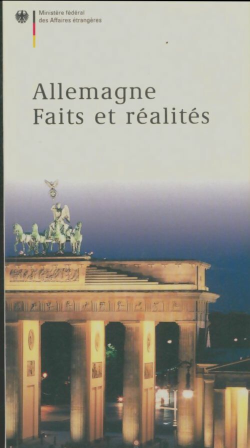 Livrenpoche : Allemagne. Faits et réalités - Collectif - Livre