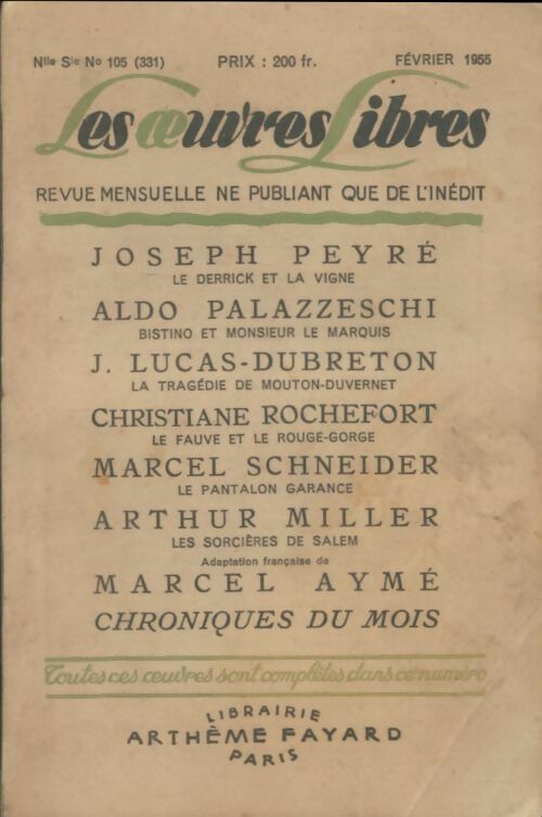 Livrenpoche : Les oeuvres libres n°105 - Collectif - Livre