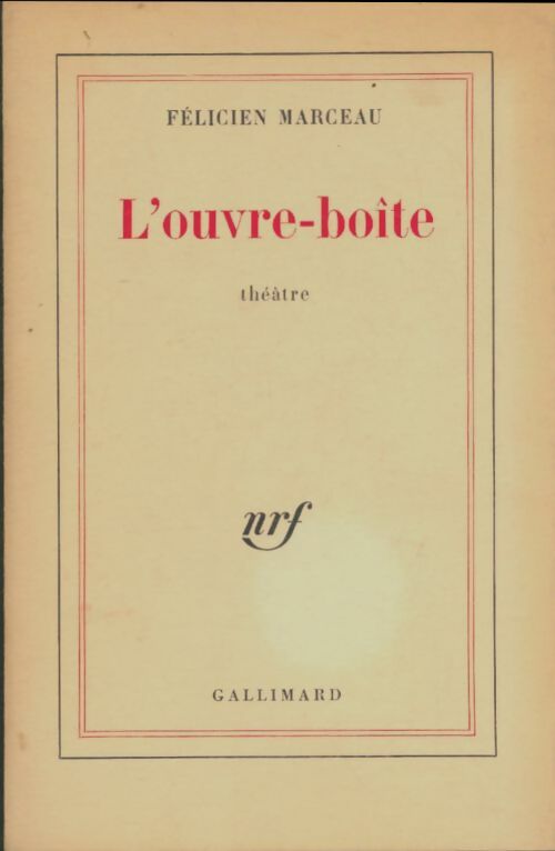 Livrenpoche : L'ouvre boite - Félicien Marceau - Livre