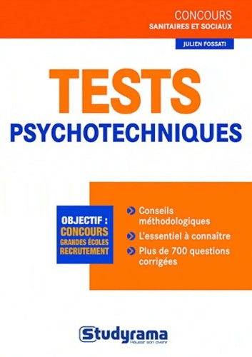 Livrenpoche : Tests psychotechnique - Julien Fossati - Livre