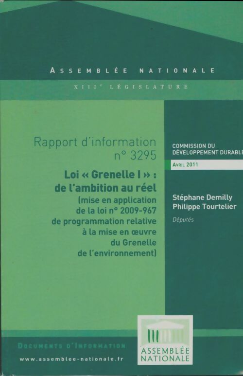 Livrenpoche : Loi Grenelle : De l'ambition au réel - Collectif - Livre