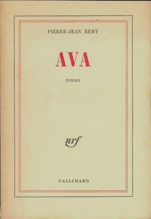 Livrenpoche : Ava - Pierre-Jean Rémy - Livre