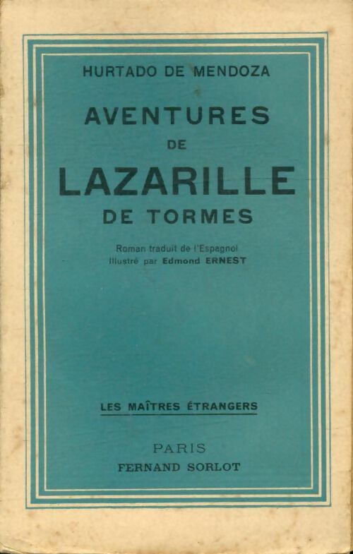Livrenpoche : Aventures de Lazarille de Tormes - Hurtado De Mendoza - Livre