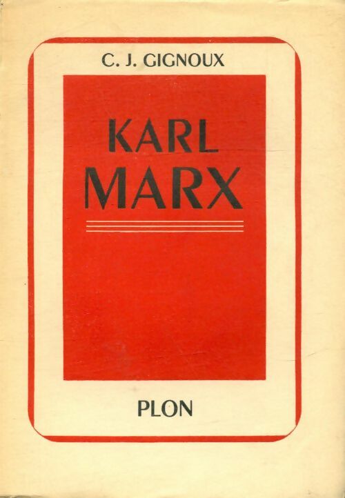 Livrenpoche : Karl marx - C. J. Gignoux - Livre