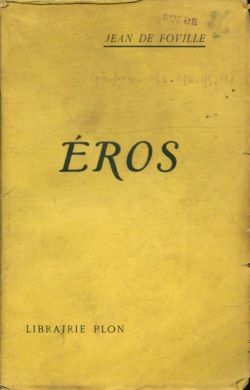 Livrenpoche : Éros - Jean De Foville - Livre