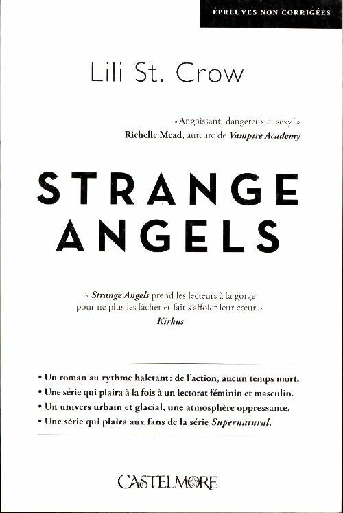 Strange angels - Lili St. Crow -  Castelmore GF - Livre