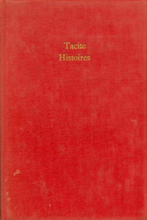 Histoires - Tacite - Livre