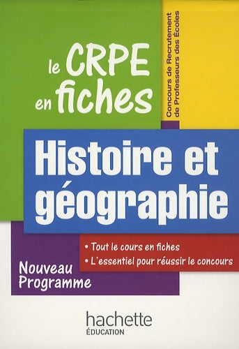 Livrenpoche : Crpe en fiches histoire et géographie - Laurent Bonnet - Livre