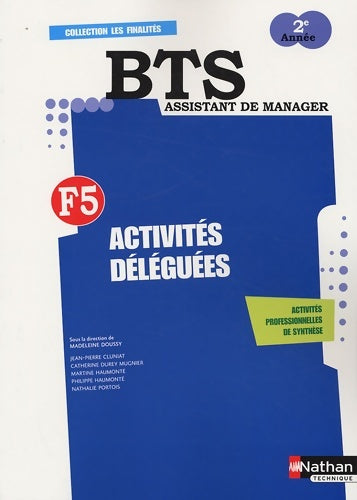 Livrenpoche : Activités deleg f5 BTS 2 assis - Madeleine Doussy - Livre