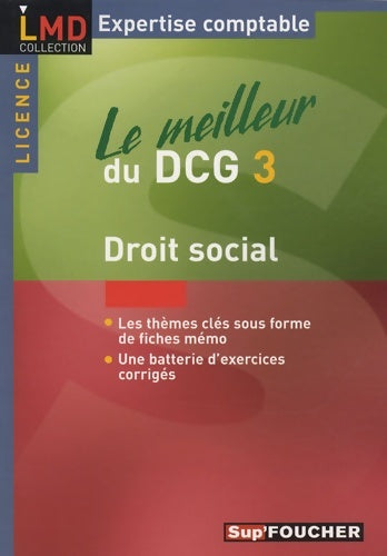 Livrenpoche : Le meilleur du DCG 3 droit social - Maryse Ravat - Livre