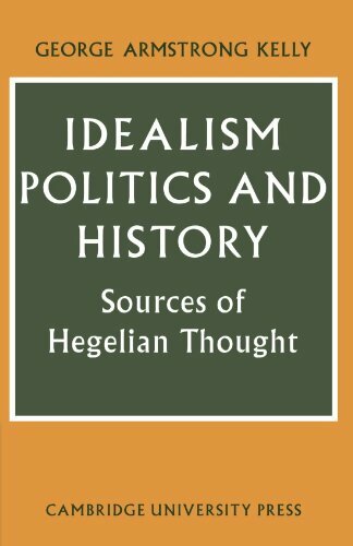 Livrenpoche : Idealism politics and history. Sources of Hegelian thought - George Armstrong Kelly - Livre