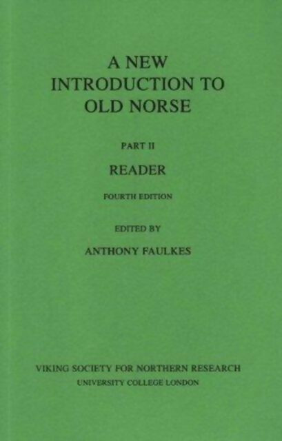 Livrenpoche : A new introduction to old norse Part II : Reader - Anthony Faulkes - Livre