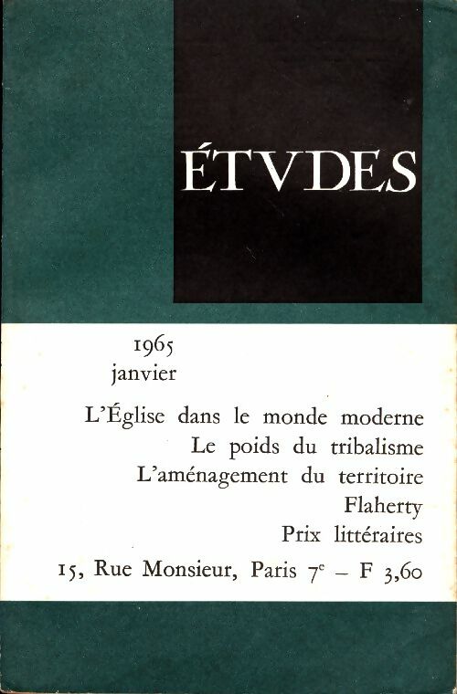 Livrenpoche : Etudes janvier 1965 - Collectif - Livre