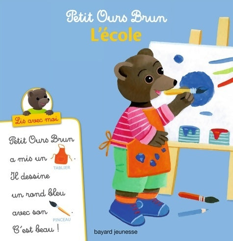 Livrenpoche : Petit ours brun : l'école - Marie Aubinais - Livre