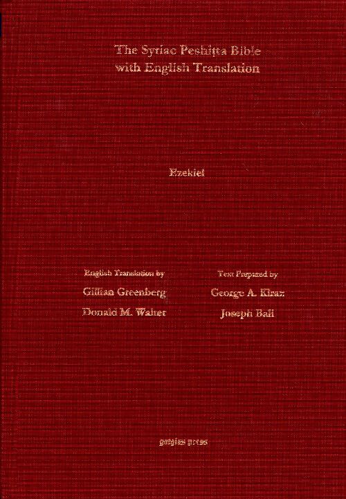 Livrenpoche : Ezekiel and daniel according to the syriac peshitta version with english translation - Gillian Greenberg - Livre