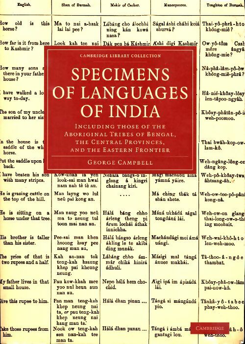 Livrenpoche : Specimens of languages of India - George Campbell - Livre