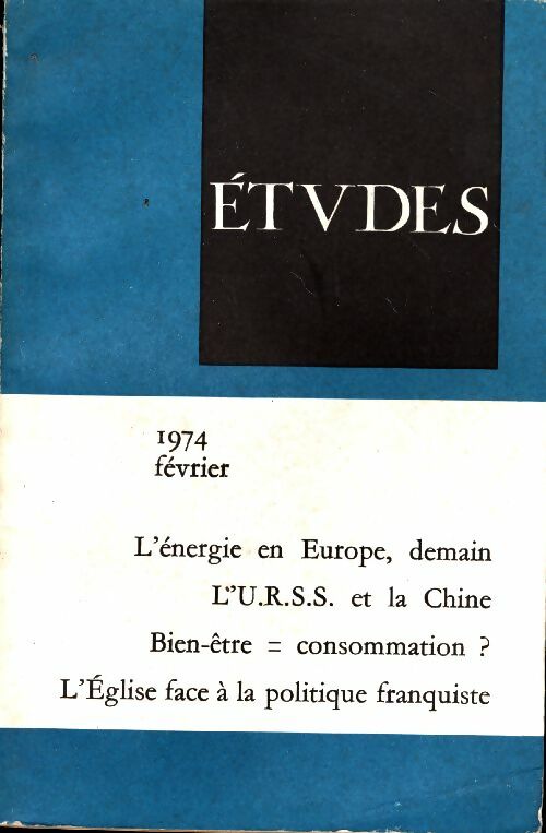 Livrenpoche : Etudes février 1974 - Collectif - Livre