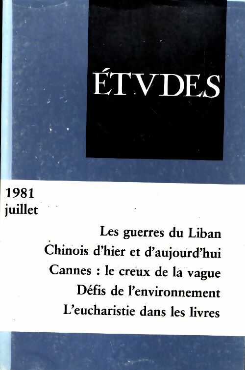 Livrenpoche : Etudes n°3551 - Collectif - Livre