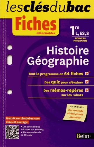 Livrenpoche : Histoire géographie - 1ère L, ES, S - Christian Birebent - Livre