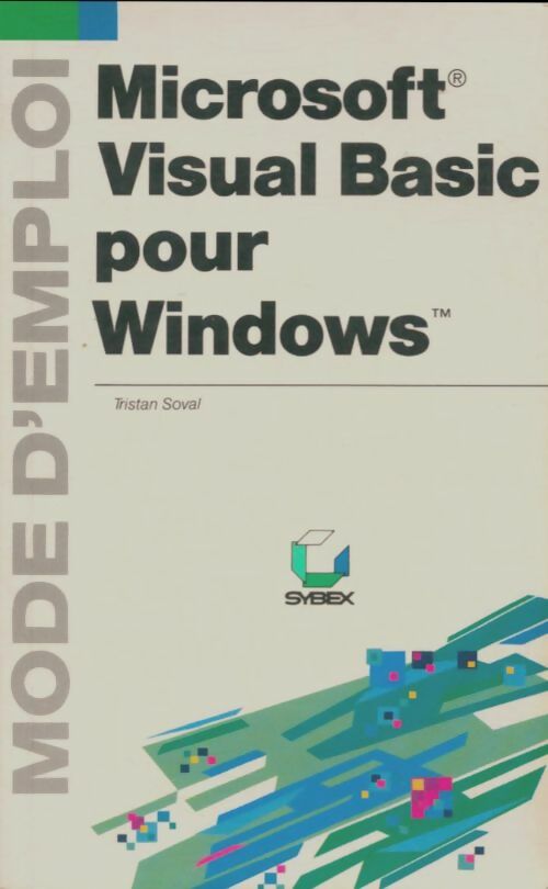 Livrenpoche : Microsoft visual basic pour Windows - Tristan Soval - Livre