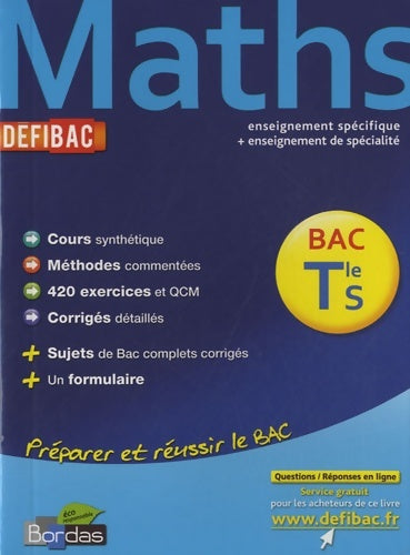 Livrenpoche : Maths Terminale S - Collectif - Livre
