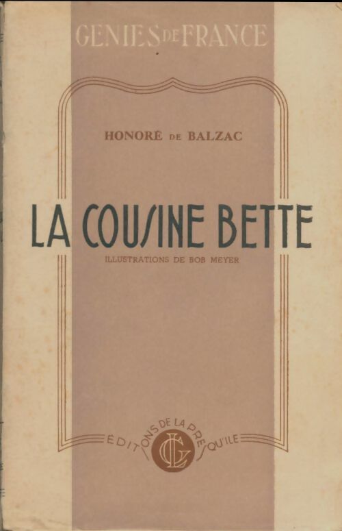 Livrenpoche : La cousine Bette Tome I - Honoré De Balzac - Livre