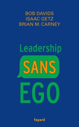 Livrenpoche : Leadership sans ego - Isaac Getz - Livre