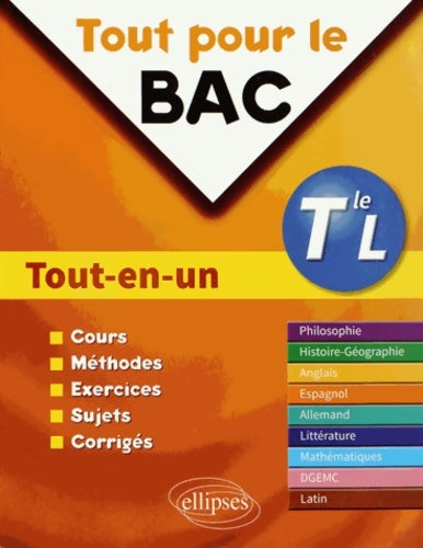 Livrenpoche : Tout pour le bac tout-en-un terminale l - Eric Janin - Livre