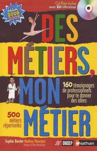 Livrenpoche : Des métiers mon Métier + cdrom - Sophie Bordet - Livre