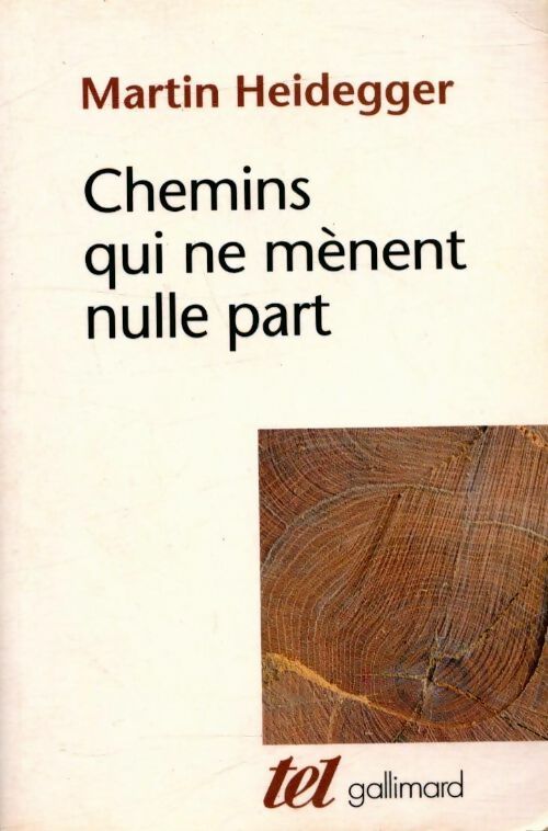 Livrenpoche : Chemins qui mènent nulle part - Martin Heidegger - Livre