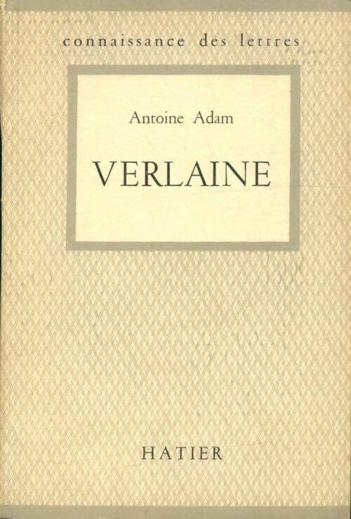 Livrenpoche : Verlaine - Antoine Adam - Livre