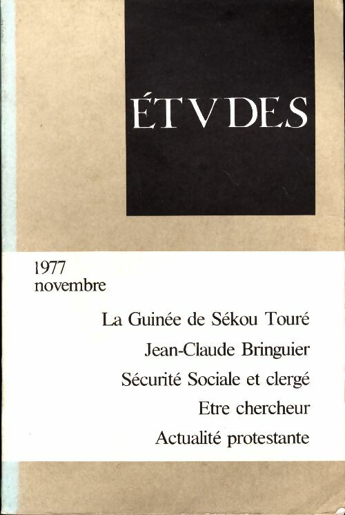 Livrenpoche : Etudes novembre 1977 - Collectif - Livre
