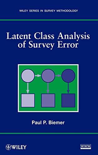Livrenpoche : Latent class analysis of survey error - Paul P. Biemer - Livre