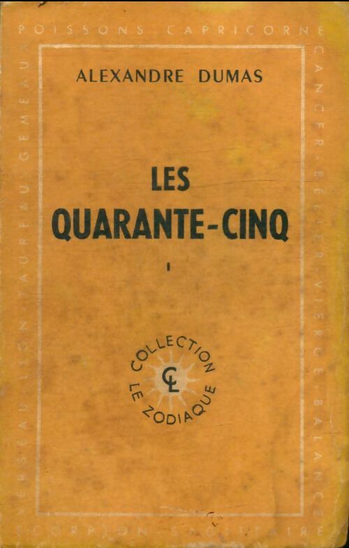 Livrenpoche : Les quarante-cinq Tome I - Alexandre Dumas - Livre