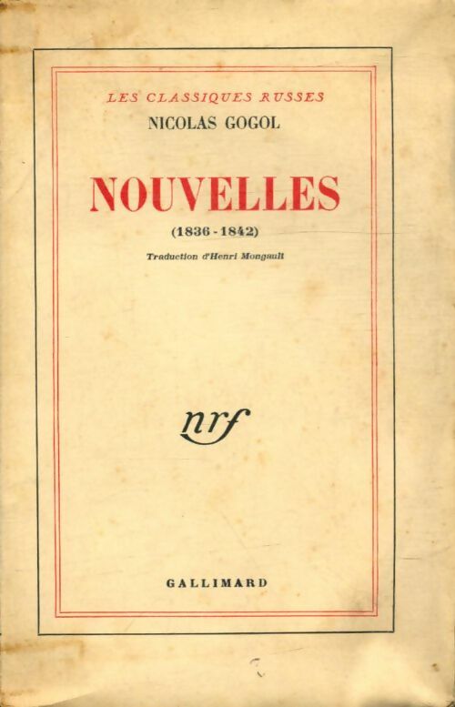 Livrenpoche : Nouvelles (1836-1842) - Nicolas Gogol - Livre