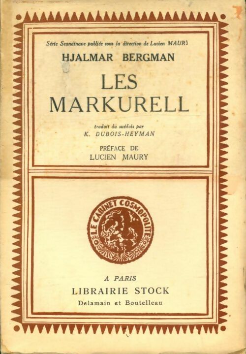 Livrenpoche : Les Markurell - Hjalmar Bergman - Livre
