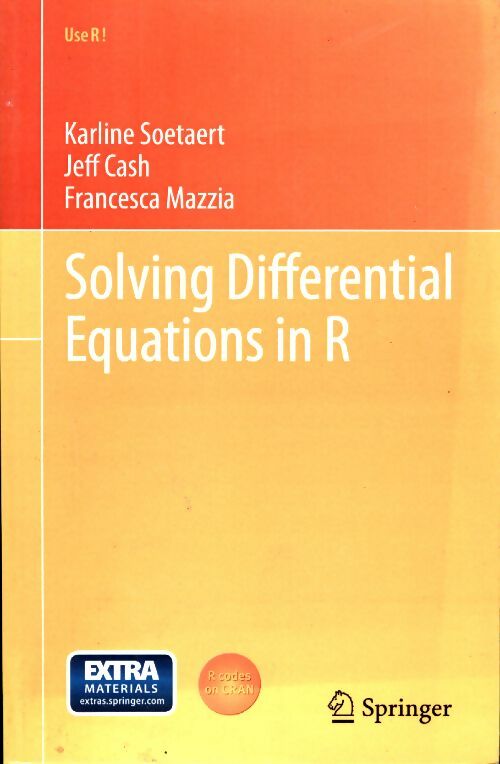 Livrenpoche : Solving differential equations in R - Karline Soetaert - Livre