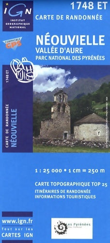 Livrenpoche : Neouvielle/vallee d'aure/pnr des Pyrénées GPS : Ign. 1748et - Ign - Livre