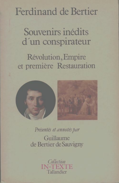 Livrenpoche : Souvenirs inédits d'un conspirateur - Ferdinand De Bertier - Livre