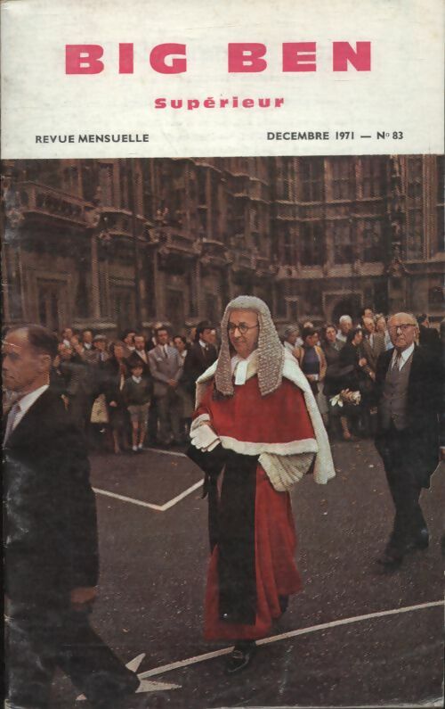 Livrenpoche : Big Ben Supérieur n°83 - Collectif - Livre