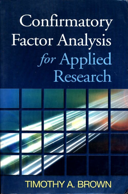 Livrenpoche : Confirmatory factor analysis for applied research - Timothy A. Brown - Livre