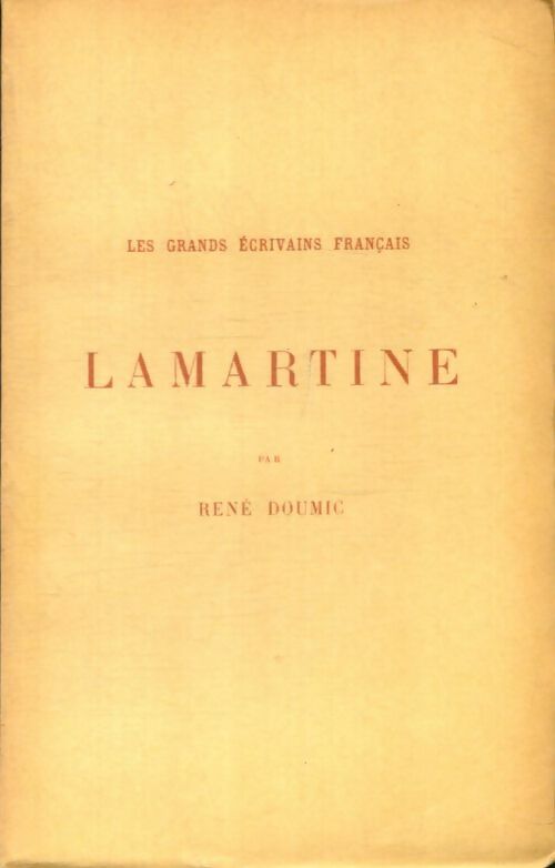 Livrenpoche : Lamartine - René Doumic - Livre