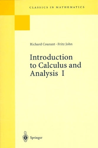 Livrenpoche : Introduction to calculus and analysis volume I - Richard Courant - Livre