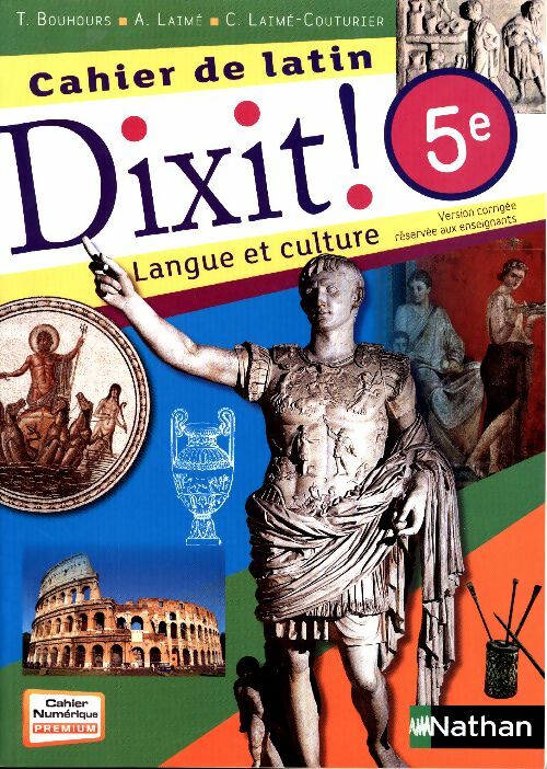 Livrenpoche : Dixit 5e. Cahier de latin - Collectif - Livre