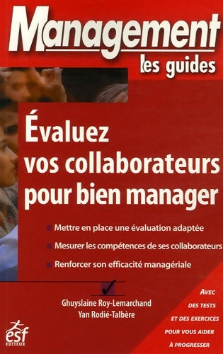 Livrenpoche : Evaluez vos collaborateurs pour bien manager - Yan Rodié-talbère - Livre