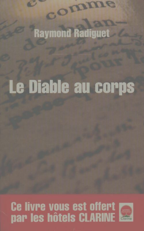 Livrenpoche : Le diable au corps - Raymond Radiguet - Livre