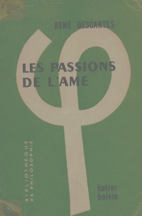 Livrenpoche : Les passions de l'âme - René Descartes - Livre