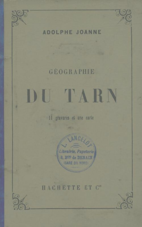 Livrenpoche : Géographie du Tarn - Adolphe Joanne - Livre
