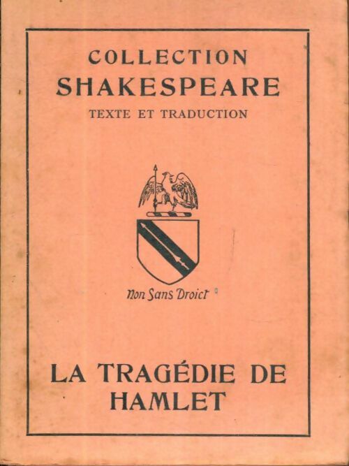Livrenpoche : La tragédie de Hamlet - William Shakespeare - Livre